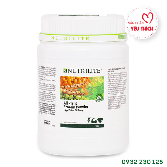 Nutrilite Protein Thực Vật - Nutrilite All Plant Protein Powder Amway